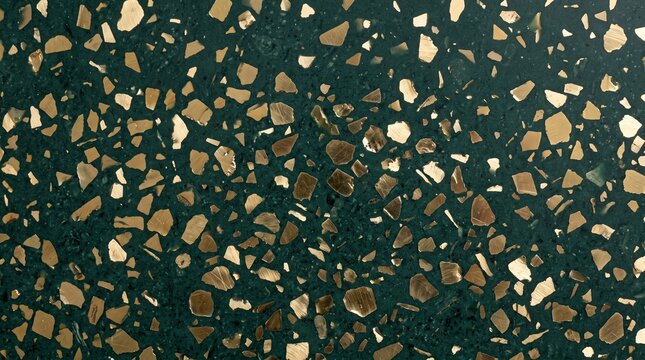 green terrazzo gold flake terrazzo dark green marble terrazzo tile terrazzo slab green gold background terrazzo texture gold aggregate emerald green stone luxury tile pattern