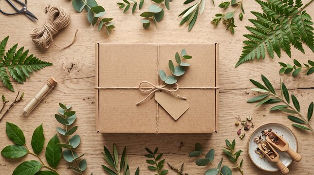 gift box eco friendly packaging natural gift wrapping brown cardboard box rustic gift box sustainable gift box craft box gift packaging present box cardboard packaging