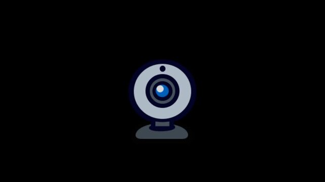 Webcam Camera Animation for Video Conferencing and Remote Work
