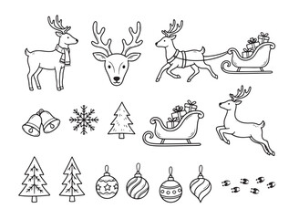 Fototapeta premium Christmas reindeer