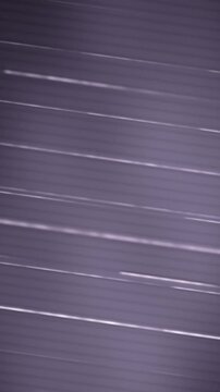 Magnetic Tape Dropout White Streaks And Wrinkle Bands Drifting Across An Analog Scanning Head Seamless Loop in cool violet tones vertical 9:16