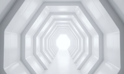 Fototapeta premium abstract 3d tunnel
