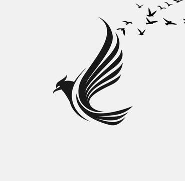 vector illustration of a bird