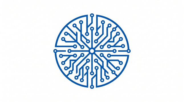 Modern technology logo symbols featuring circuits, networks, AI, cybersecurity, automation, and digital connectivity in clean minimalist vector designs for innovative branding.