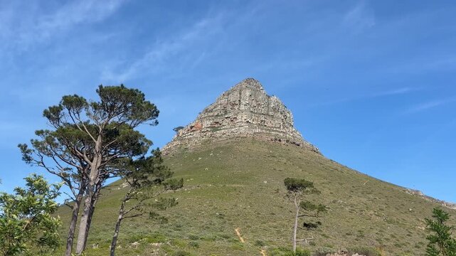 Lion&rsquo;s Head in Cape Town, South Africa on a sunny day.