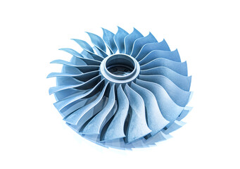 Printing 3D printer jet engine printed model metal © xiaoliangge