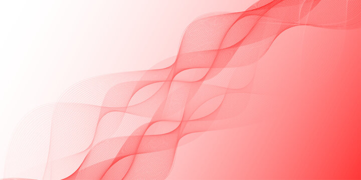 Abstract grey, red smooth element swoosh speed wave modern stream background. Abstract red Wave Design with Light Curves and Lines Background. Abstract Red Gradient Background. 