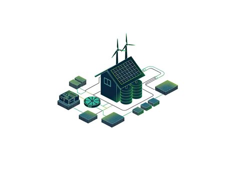 Innovative microgrid solutions for sustainable energy in contemporary residential spaces