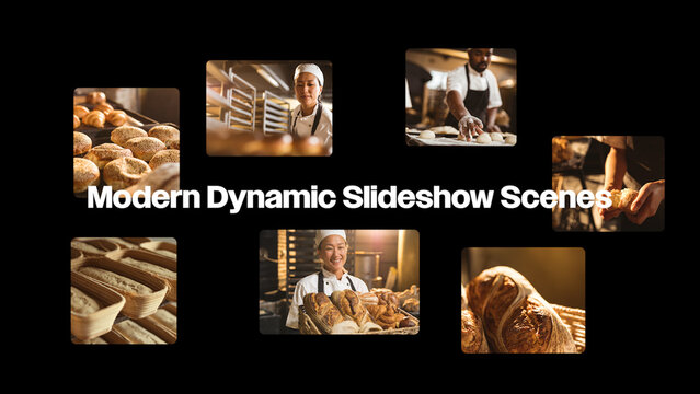 Modern Dynamic Slideshow Scenes