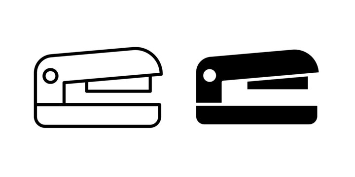 Stapler Icon represents office work, paperwork, document organization, and stationery. Ideal for offices, schools, administration, and business designs.