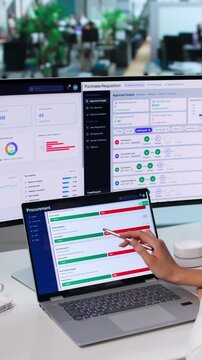 Procurement Manager Using Software Platform