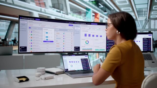 Customer Service Manager Reviews Complaint Dashboard