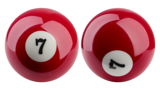 Billiard ball, pool, snooker, isolated, full depth of field