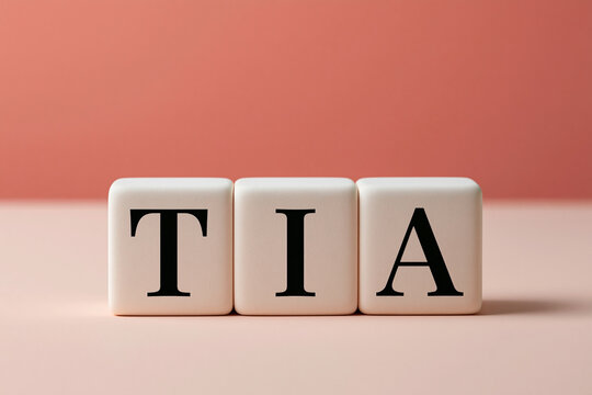 TIA（一過性脳虚血発作）の文字ブロック