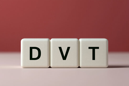 DVT（深部静脈血栓症）の文字ブロック
