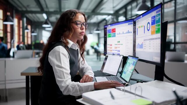 Corporate Tax Manager Reviews Compliance Dashboard
