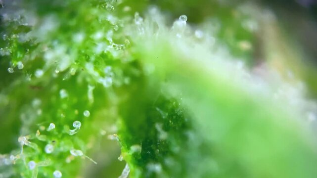 Fantastic medica Cannabis plant showing milky cbd thc trichomes lhemp