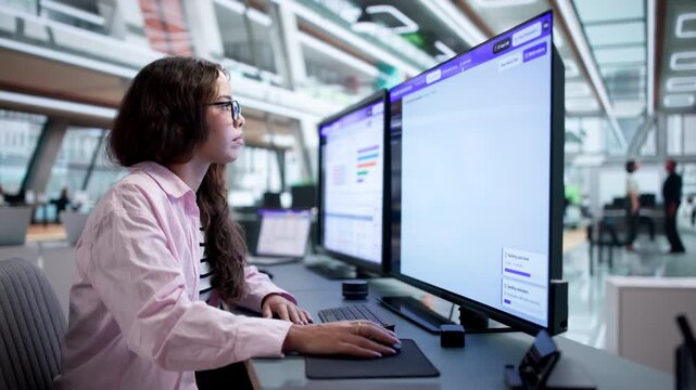 Human Resources Manager Using Open Enrollment Software