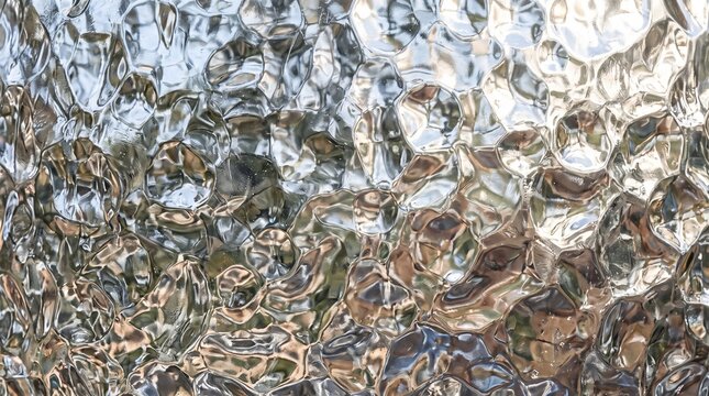 Textured Glass Surface with Abstract Distortion Background