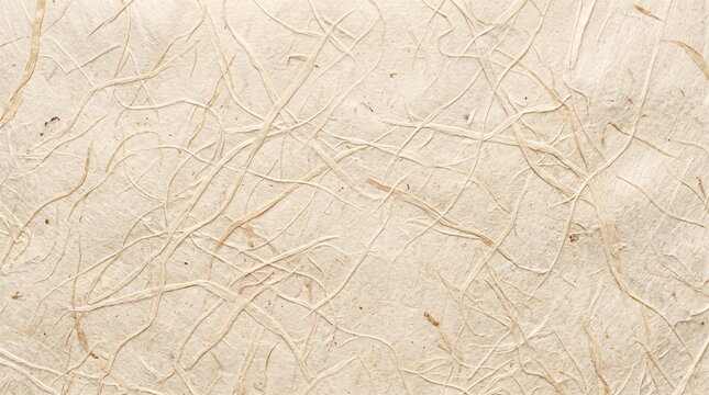 Natural Handmade Textured Mulberry Paper Background