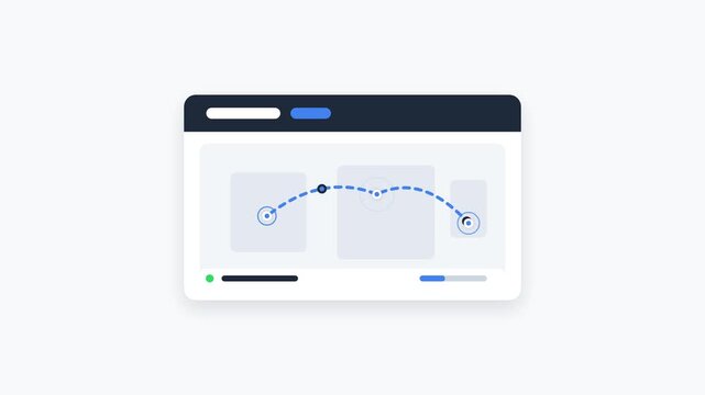 Interactive Global Logistics Tracking Map UI