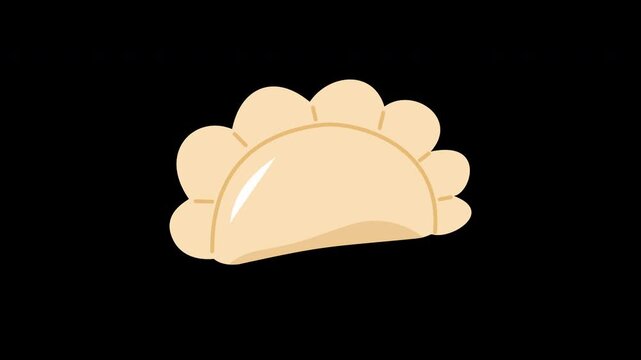 pierogi dumpling food illustration