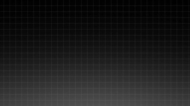 Gradient background animation displays a subtle square tech grid. Minimalist perspective mesh lines form the gradient background. Modern textured digital space fills this gradient background.