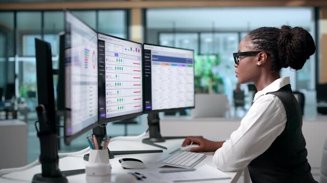 Procurement Manager Reviews Purchase Requisition Workflow