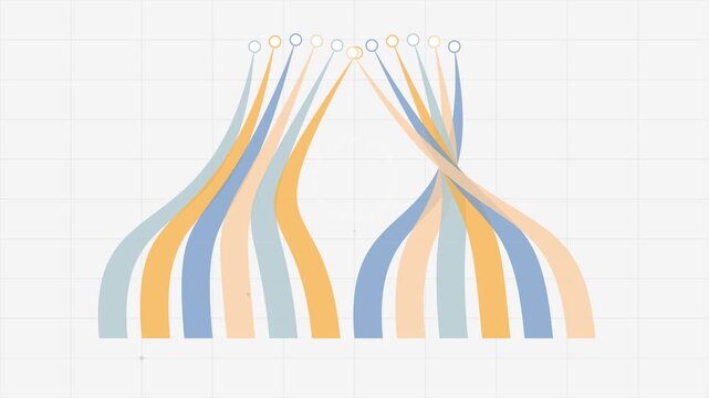 Clean minimalist bar chart growth infographic showing business data trends