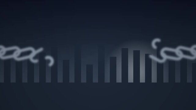 Modern digital abstract equalizer graphic visualizer background loop