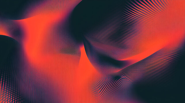 Abstract geometric gradient background in orange, red and purple colors