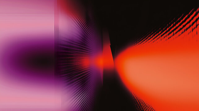 Abstract geometric gradient background in orange, red and purple colors