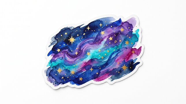A whimsical night-themed sticker collection blending dreamy darkness, glowing accents, and celestial charm.