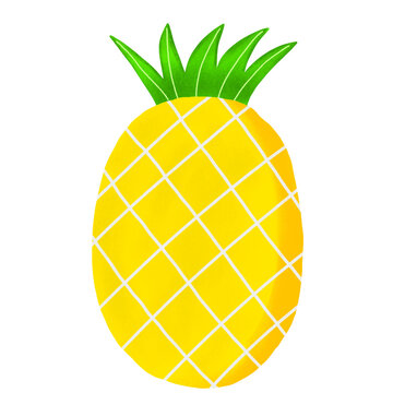 light yellow pineapple image