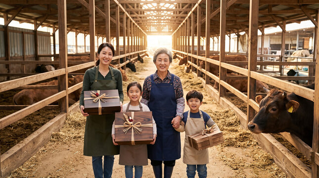 헛간의 가족 &middot; Family in a Barn