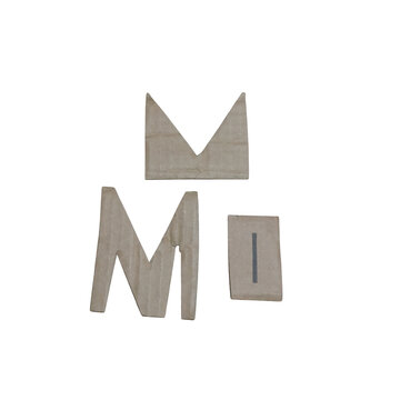 Minimalist white monogram "m" and "i" on black background, white monogram m, white monogram i minimalist typography