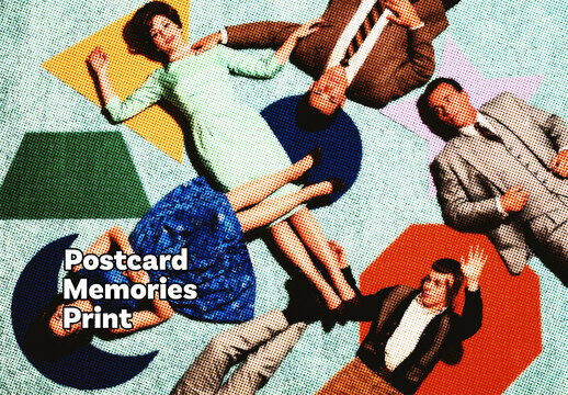Postcard Memories Print