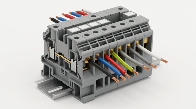 terminal block, electrical terminal block, wiring system, industrial terminal, wire connection block, electrical panel, cable terminal, power distribution, electrical equipment, industrial wiring, con