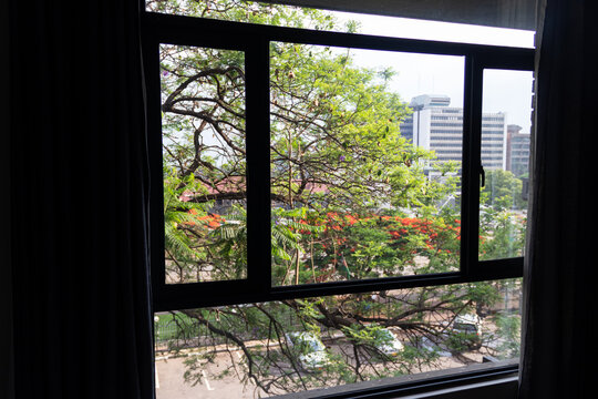Window View of Harare, Zimbabwe