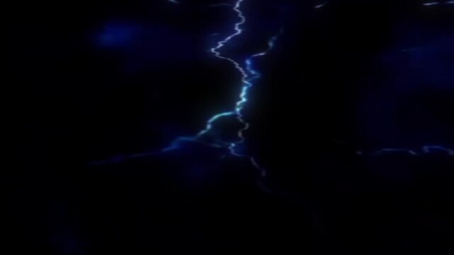 The magic voltage lighting in the black background.