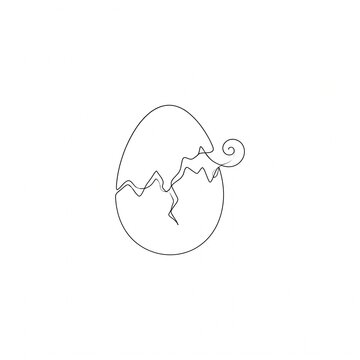 vector illustration of an egg