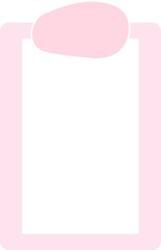 Cute Pink Note Paper Memo, Planner, Notepad, Paper, Sticky Note, Reminder, Journal Cute Element Design Decoration