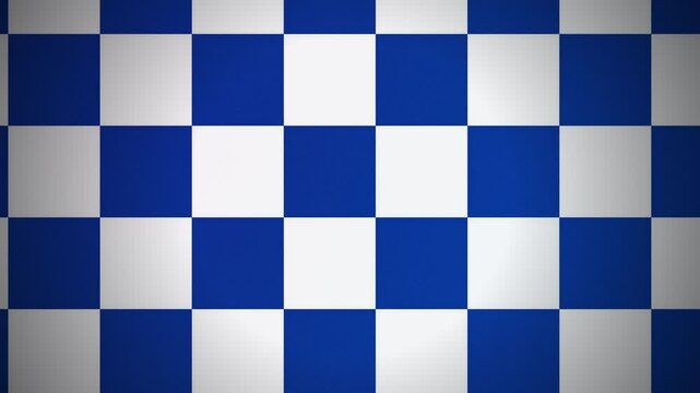 A vibrant navy blue and bright gray checkerboard pattern creates an repeating geometric grid texture that adds visual rhythm to a surface when used for racing themes or interior design