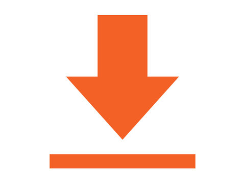 Download vector icon isolated on transparent white background