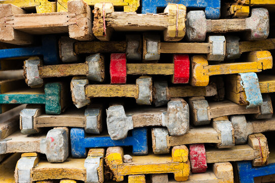 Stacked Formwork Beams
