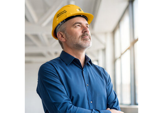 Construction Helmet Mockup for Business Presentation and Commercial Design