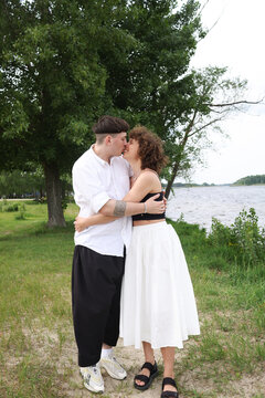 a couple on the nature