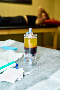 PRP tube in medical clinic