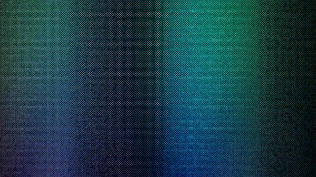 Dark gradient background with halftone dot pattern texture and vibrant colors