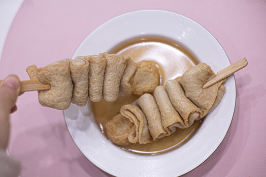 Traditional Korean fish cake eomuk